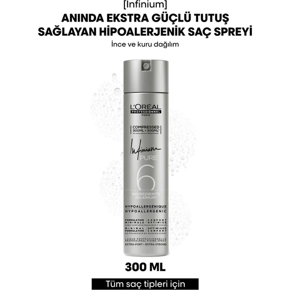 Infinium Ekstra Güçlü Tutuşlu Saç Spreyi ürün görseli 1