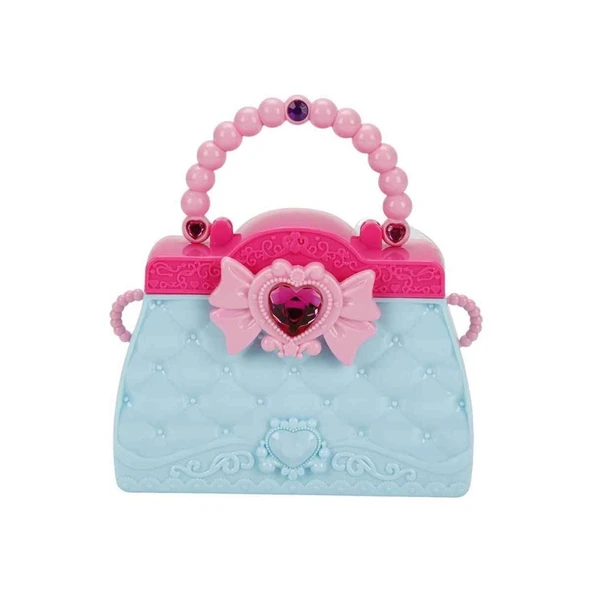 Aksesuarlı Makyaj Çantası  - BJ1350 -Mavi - 3