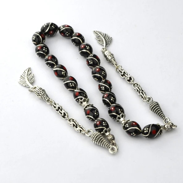 Beyzi Model Üçlü Çeşmi ve Mine İşleme Zaza Tespih - Resim 2