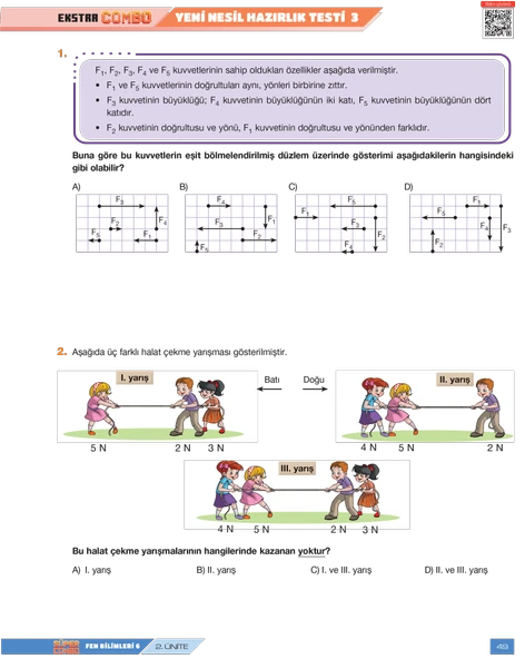 Süper Combo Fen Bilimleri 6. Sınıf Soru Bankası - 5