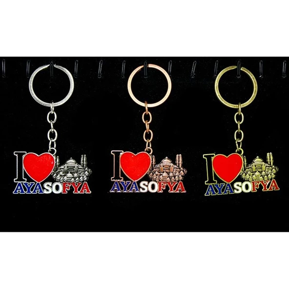 BlackCraft Metal Ayasofya Anahtarlık (BC-C0CCB3) - Resim 2