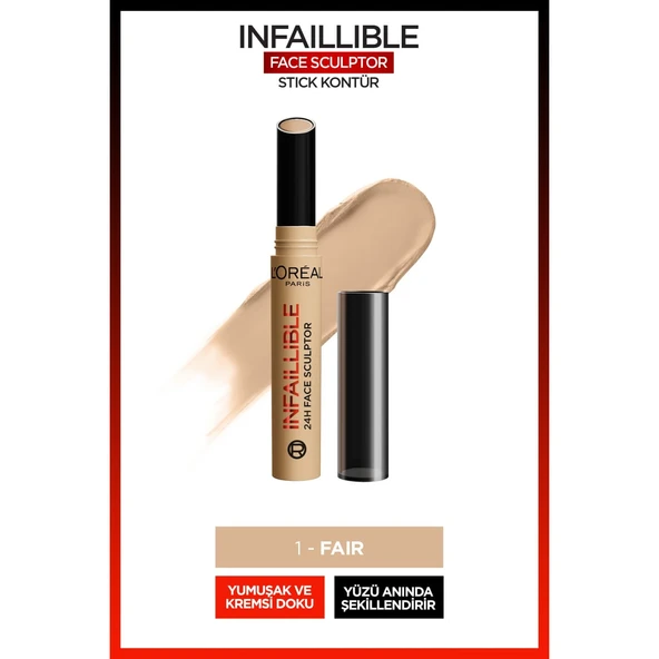 L'Oréal Paris Infaillible Face Sculpter Stick Kontür - Fair ürün görseli 1