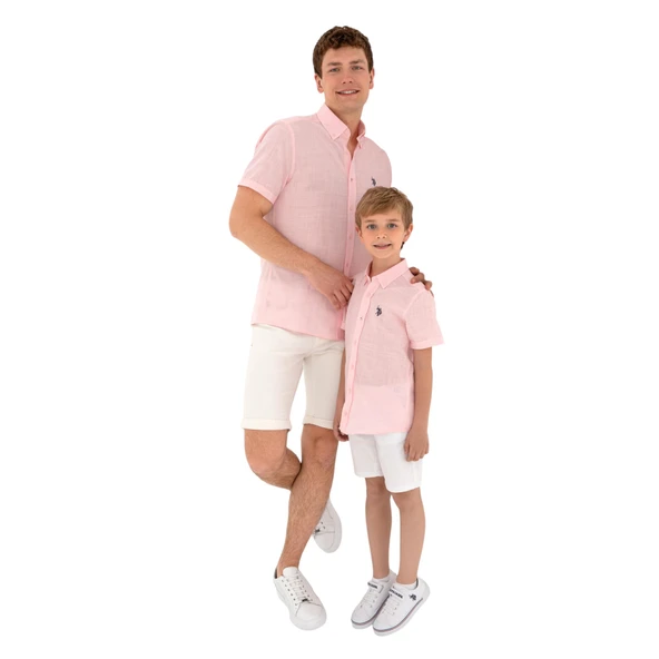 Erkek Açık Kısa Kollu Gömlek - Resim 3