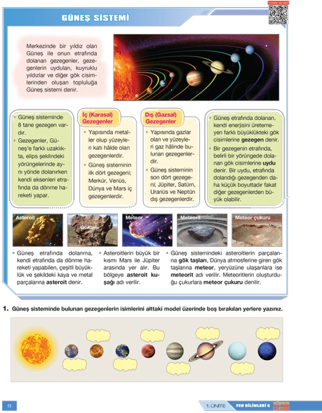 Süper Combo Fen Bilimleri 6. Sınıf Soru Bankası - 2
