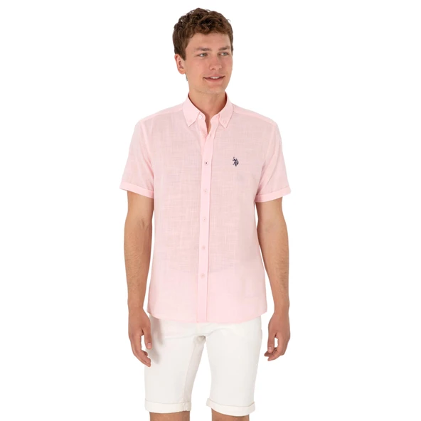 Erkek Açık Kısa Kollu Gömlek - Resim 6