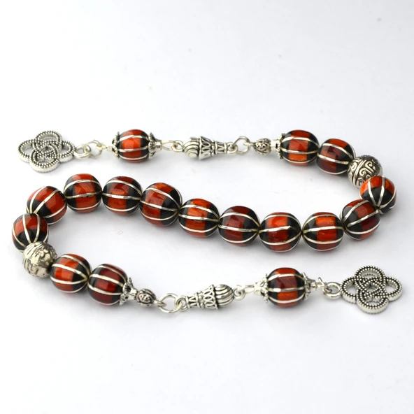 Küre Model Karpuz Dilim İşleme Zaza Tespih - 2