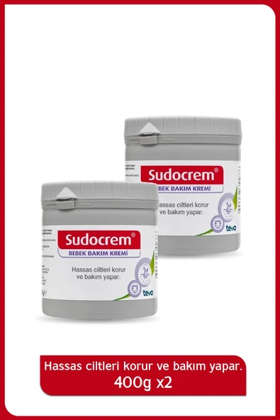 Sudocrem Pişik Kremi Ve Bebek Bakım Kremi 400 Gr X 2. ürün görseli 1