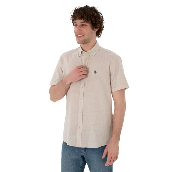 Erkek Açık Kısa Kollu Gömlek - Resim 10