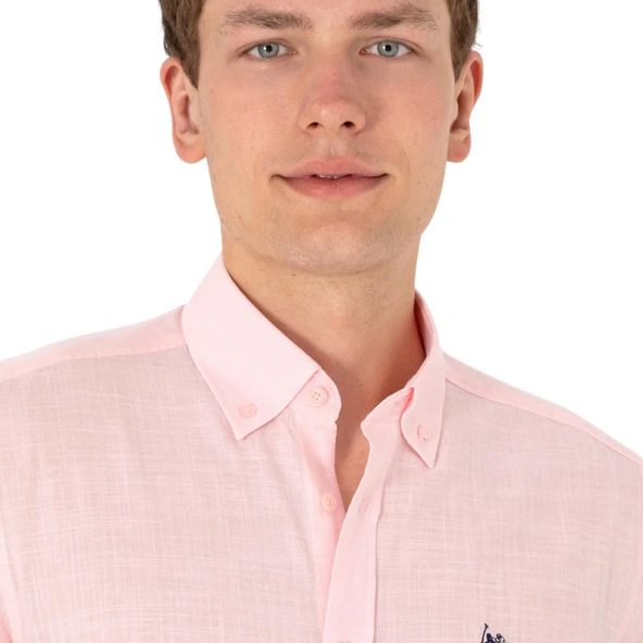 Erkek Açık Kısa Kollu Gömlek - Resim 5