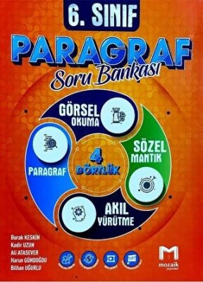 Mozaik Yayınları 6. Sınıf Paragraf Soru Bankası ürün görseli