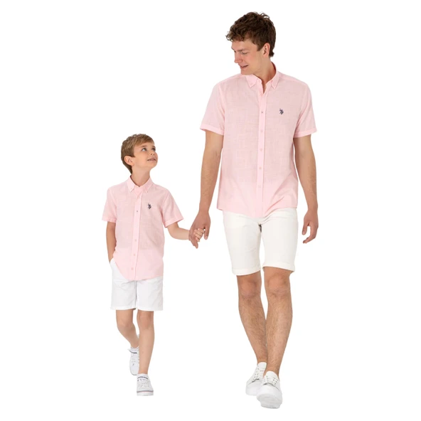 Erkek Açık Kısa Kollu Gömlek - Resim 2