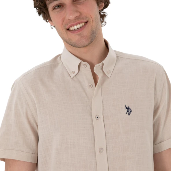 Erkek Açık Kısa Kollu Gömlek - Resim 12