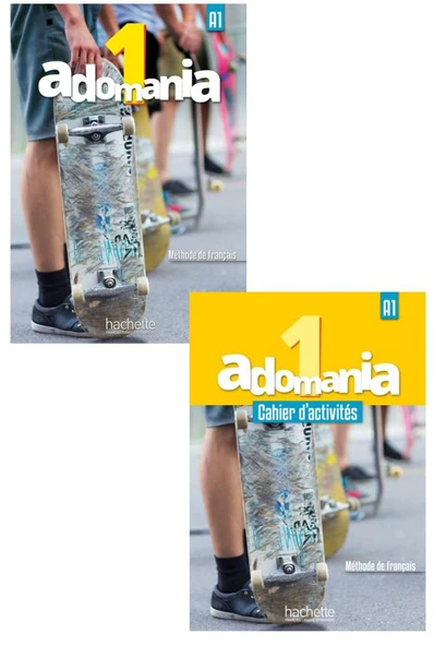 Adomania 1-A1 Livre De L’Élève+Cahier D’Activités+Cd Rom+Audio (2 Books set) ürün görseli 1