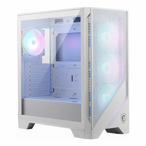 MSI MAG Forge 320R Airflow USB 3.2 ARGB ATX Mid Tower Beyaz Kasa - Resim 4