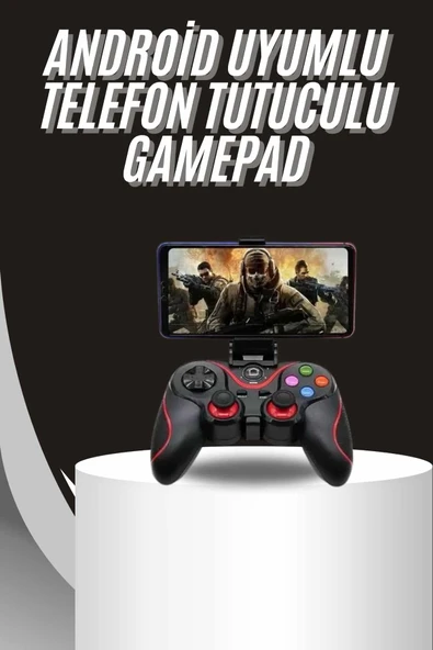 Kablosuz Oyun Kolu Bluetooth Joystick Gamepad Android Uyumlu ürün görseli 1