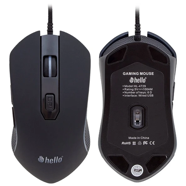 Hello HL-4729 Kablolu Oyuncu Gaming Mouse - 2