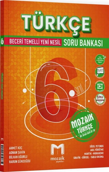 Mozaik Yayınları 6. Sınıf Türkçe Soru Bankası ürün görseli