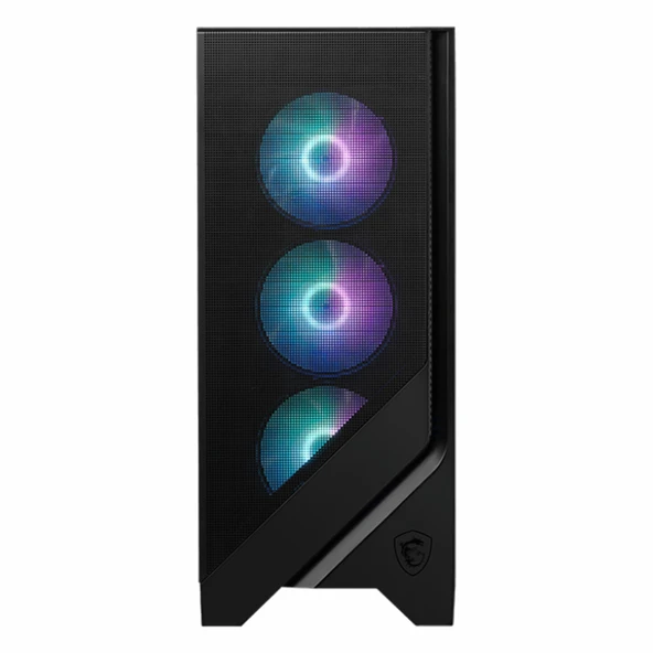 MSI MAG Forge 321R Airflow USB 3.2 ARGB ATX Mid Tower Siyah Kasa - Resim 2