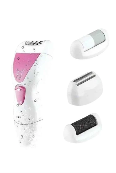 Şarjlı Epilasyon Cihazı Çok Başlıklı Ayak Bakımına Uygun Epilatör Aleti - Resim 5