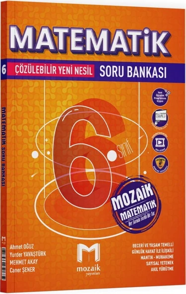 Mozaik Yayınları 6. Sınıf Matematik Soru Bankası ürün görseli