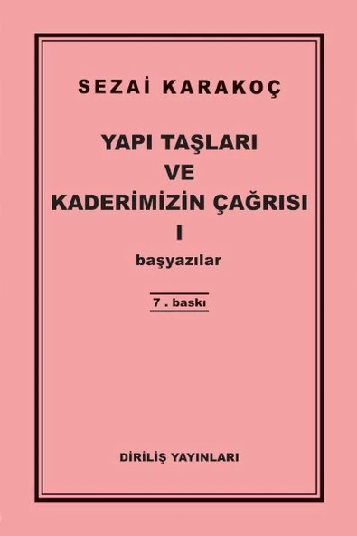 Yapı Taşları ve Kaderimizin Çağrısı 1 ürün görseli