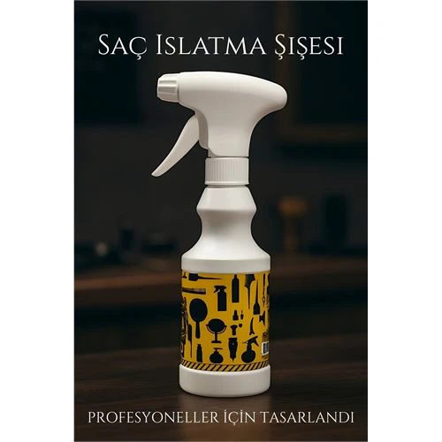 Modacar Berber Kuaför Saç Islatma Şişesi 500 ml Valf Sistemli, Geniş Alanlı Sis Püskürtme | Tek Sıkışta Maksimum Etki - 1