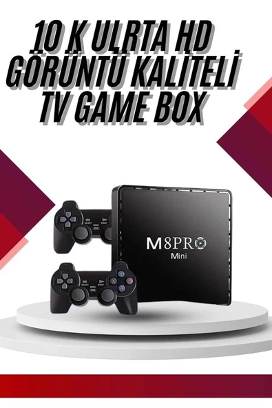 10K Ultra Hd Video Oyun Konsolu Android Tv Box 2.4g Game Stick - 2