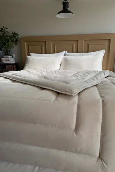 Alla Turca Pamuk Dolgulu Çift Kişilik Yorgan ve 2'li Yastık Seti - Resim 2