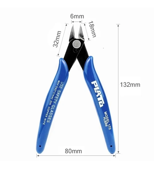 PCATD 170 KABLO KESİCİ BAKIR TEL MAKAS KESİCİ PENSE - Resim 3