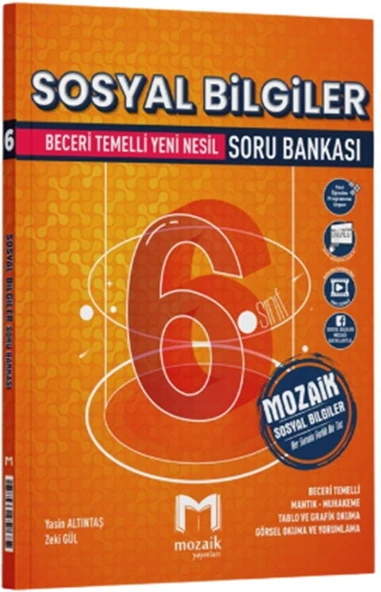 Mozaik Yayınları 6. Sınıf Sosyal Bilgiler Soru Bankası ürün görseli