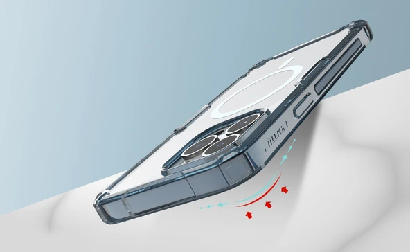 Nillkin iPhone 14 Pro Max Magsafe Özellikli Nature TPU Pro Kapak - 8