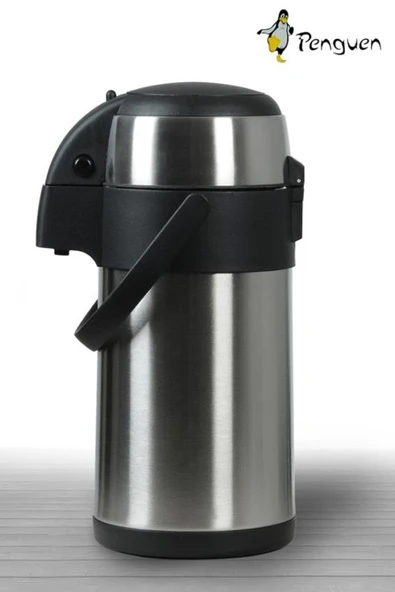 No:1240 A 4 Lt.Pompalı Çelik Termos 2015St001147 - Resim 7