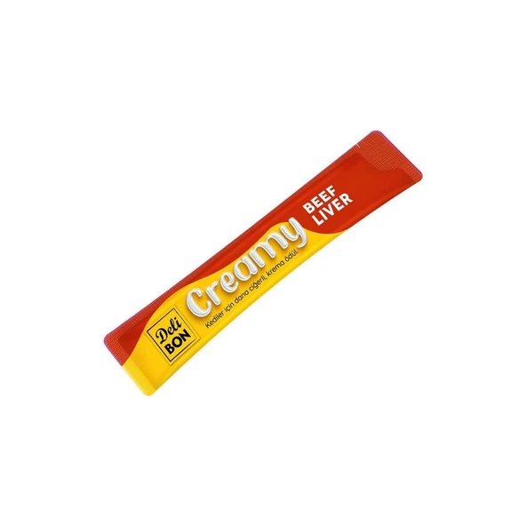 Delibon Creamy Ödül Maması Dana Ciğerli 15gr 1 TANE ürün görseli 1