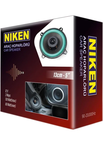 Niken Araç Hoparlörü 13 CM 5" İnc - 2