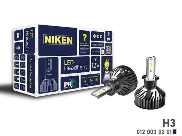 Niken Far Ampulü Led Xenon Pro Serisi H3 - 1