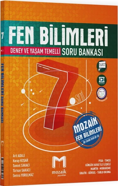 Mozaik Yayınları 7. Sınıf Fen Bilimleri Soru Bankası ürün görseli