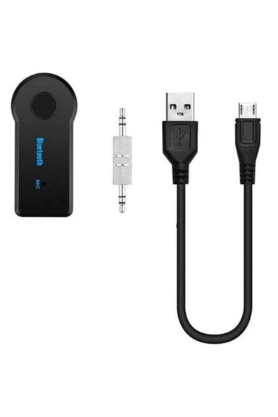 Bluetooth Araç Kiti Aux Çıkışlı  Telefon Müzik Alıcı Tüm Cihazlara Uyumlu - 3