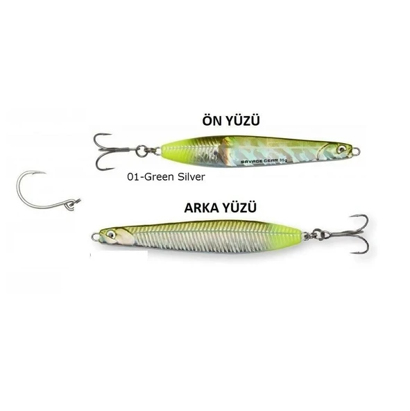 Savage Gear Seeker ISP  Jig Yem 98mm 23gr - Resim 2