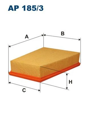 HAVA FİLTRESİ RENAULT SCENIC II 04>09 MEGANE II 02> KANGOO II 08> 1.5dCi 1.6 1.9dCi 2.0 16V 165463650R-8200261781-165465647R ürün görseli