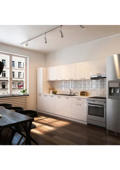 T Designo Tanyeli Hazır Mutfak Dolabı Kiler Dahil - Tezgah Dahil - 2