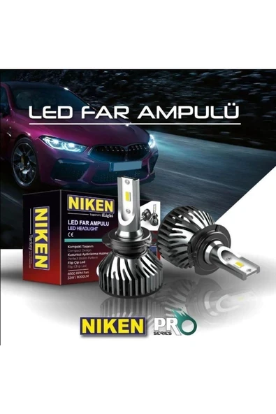 Niken Led Xenon Pro Serisi H11 Far Ampulü 2'Li Takım - Resim 2