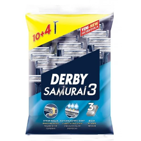 Derby Samurai 3 Poşet 14 Lü - 1