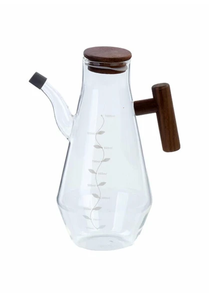 Cam Yağlık - Akasya Kulplu 1 Litre - Oval - 4