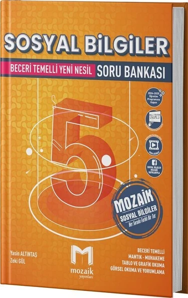 Mozaik Yayınları 5. Sınıf Sosyal Bilgiler Soru Bankası ürün görseli