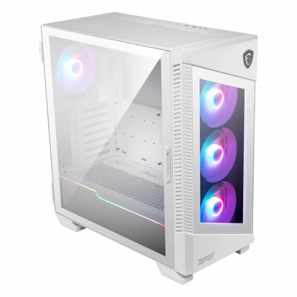 MSI MPG Velox 100R USB 3.2 ARGB eATX Mid Tower Beyaz Kasa - Resim 4