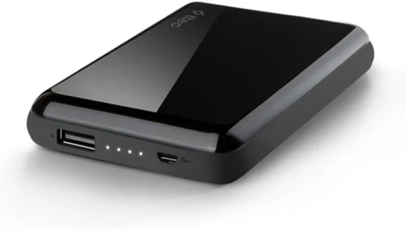 Ttec ReCharger 5000 mAh 2BB155S Siyah Taşınabilir Şarj Cihazı Teşhir