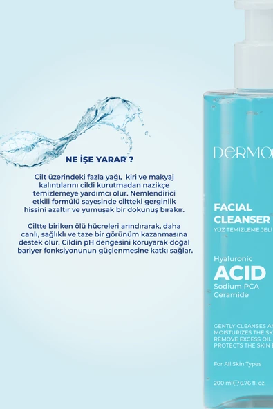 Dermoend Yüz Temizleme Jeli - Resim 6