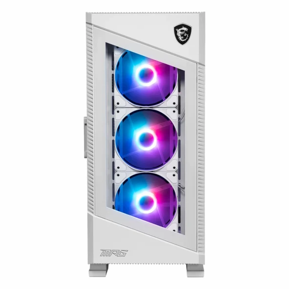 MSI MPG Velox 100R USB 3.2 ARGB eATX Mid Tower Beyaz Kasa - Resim 2