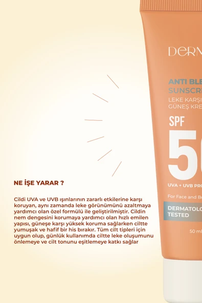 Dermoend  Leke Karşıtı Güneş Kremi - Resim 6