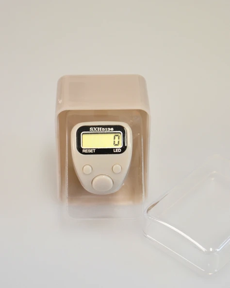 Özel Kutulu Mini Işıklı Zikirmatik– Şık Tasarım, Resetlenebilir, Taşınabilir Tesbih Sayaç - Resim 6